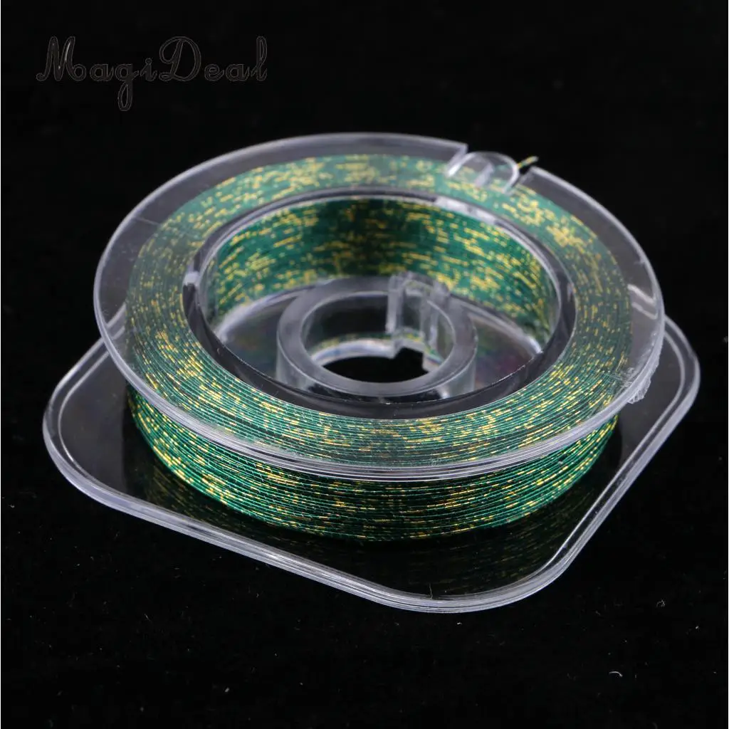 55yards/spool Metallic Guide Wrapping Fishing Line Thread Strong Nylon Fibers for Rod Building Repairing DIY