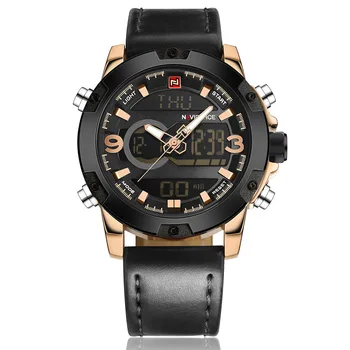 

NAVIFORCE Men Watches Luxury Brand Men's Quartz Analog Digital LED Sports Watch Men Army Military Wrist Watch Relogio Masculino