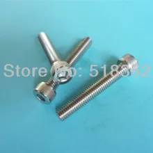 M6 X 35/40 мм ДВОЙНОЙ SHENG 304 Нержавеющая сталь винт с Головки цилиндров для автомобиля Внутренней Hexagon для EDM Провода Резка машины аксессуары