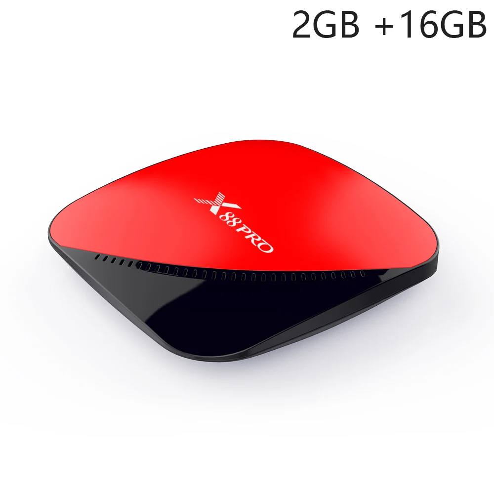 LEMFO X88 Pro Smart Android tv Box 9,0 RK3318 Четырехъядерный 4 Гб+ 32 Гб 64 Гб Поддержка 4K USB 3,0 2,4G/5G Wifi H265 телеприставка - Color: 2GB 16GB