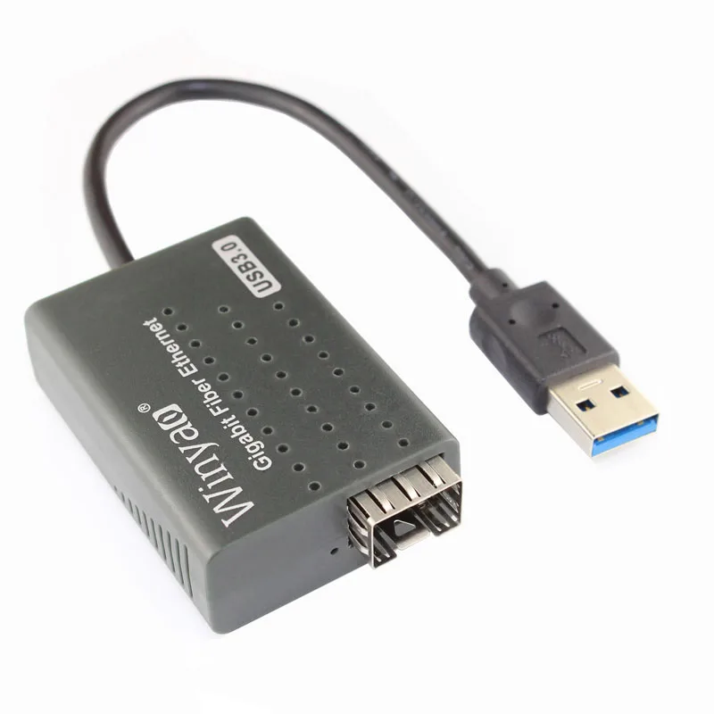Sfp nic fiber channel gigabit ethernet to usb3 0 adapter chipset
