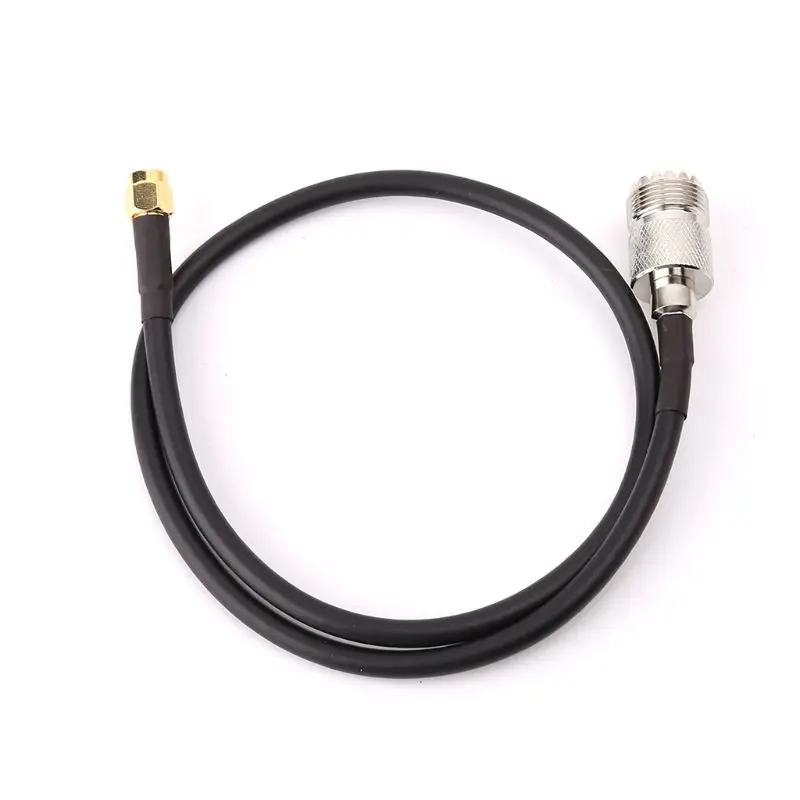 UHF SO239 женский к SMA Мужской прямой RG58 Pigtail кабель RF коаксиальный