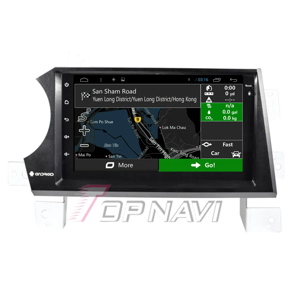 Sale Topnavi7" Quad Core Android 6.0 Car GPS Navigation for Ssangyong Kyron Autoradio Multimedia Audio Stereo,NO DVD 4