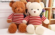 large 65cm cute Teddy bear plush toy flag sweater teddy bear soft doll throw pillow birthday