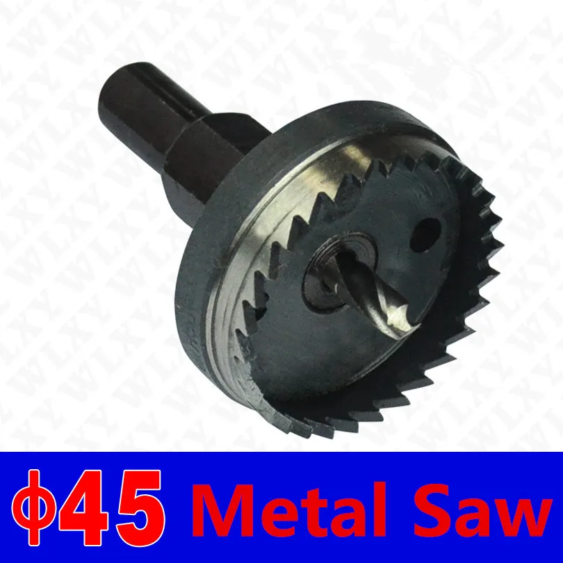 Dia 45mm HSS Core Drill Bit Metal Cutter HSS Steel Holesaw diamond