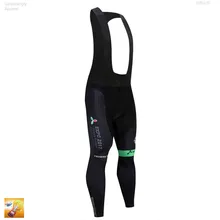 Pro Team астана Велоспорт комбинезон Мужские Велоспорт Ropa Ciclismo Длинные велосипедные брюки Ciclismo bib шорты черный 16D гелевый коврик