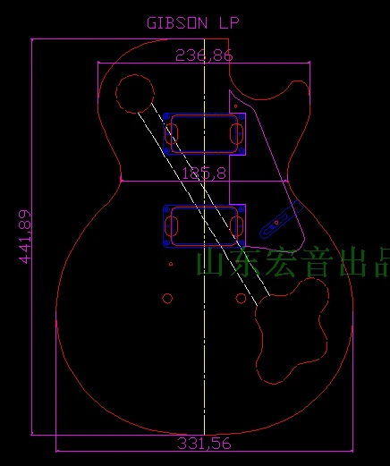 Moldes de Guitarra Transparente de Acrílico Fabricação de Modelos Elétrica Estilo Forma lp - Image 6