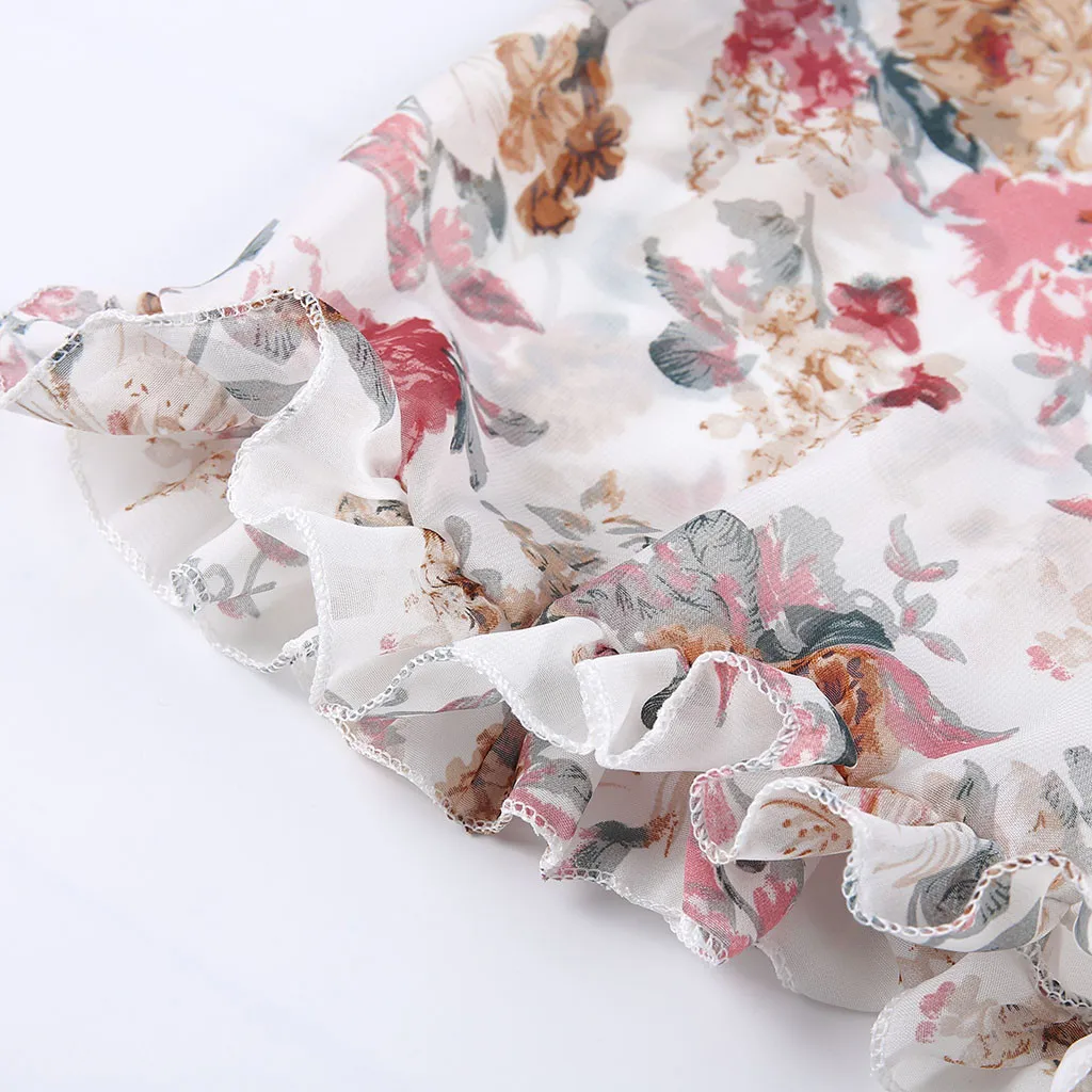 Floral Print Playsuit Women Summer Holiday Sleeveless Ruffled Playsuit High Waisted Hollow Out Summer Beach Jumpsuit Floral Print Playsuit Women Summer Holiday Sleeveless Ruffled Playsuit High Waisted Hollow Out Summer Beach Jumpsuit