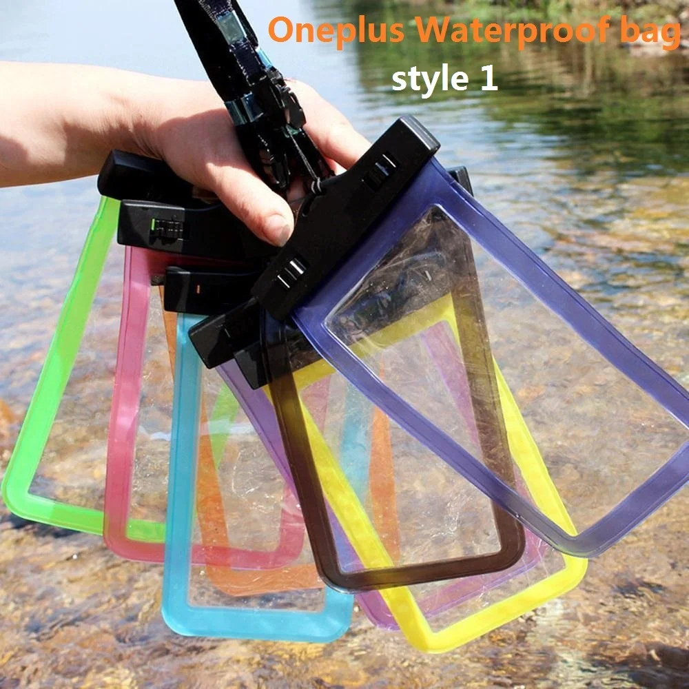 

PVC Diving Bag For Mobile Phones Underwater Pouch Case For OnePlus 3 3T Three One Plus 5 5T Premium Waterproof protection bag