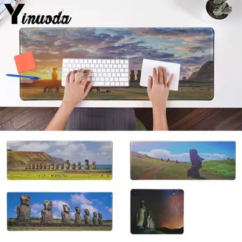 

Yinuoda moais of Easter Island1 Rubber Mouse Durable Desktop Mousepad rubber gaming mouse pad computer game tablet mousepad