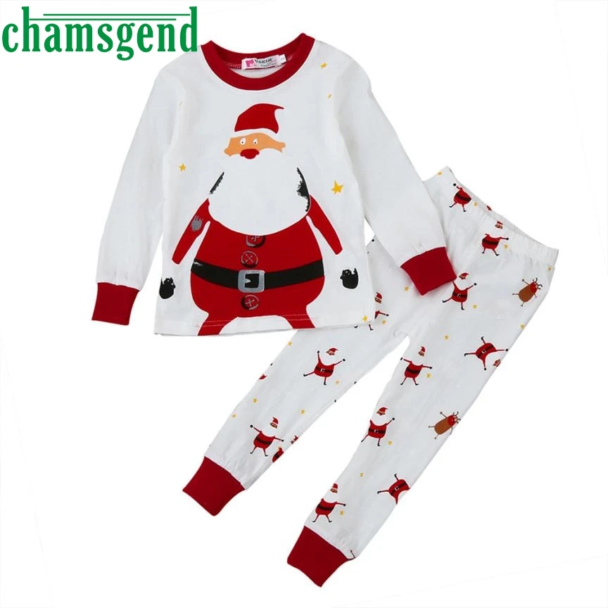 Red Children's Christmas clothes Xmas Newborn Infant Baby Boy Girl Tops