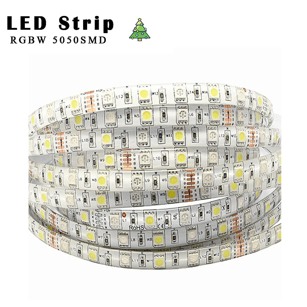 Светодиодные полосы лампы 5050 SMD IP33 водонепроницаемый IP65 DC12V ленточная лампа RGBW/RGBWW