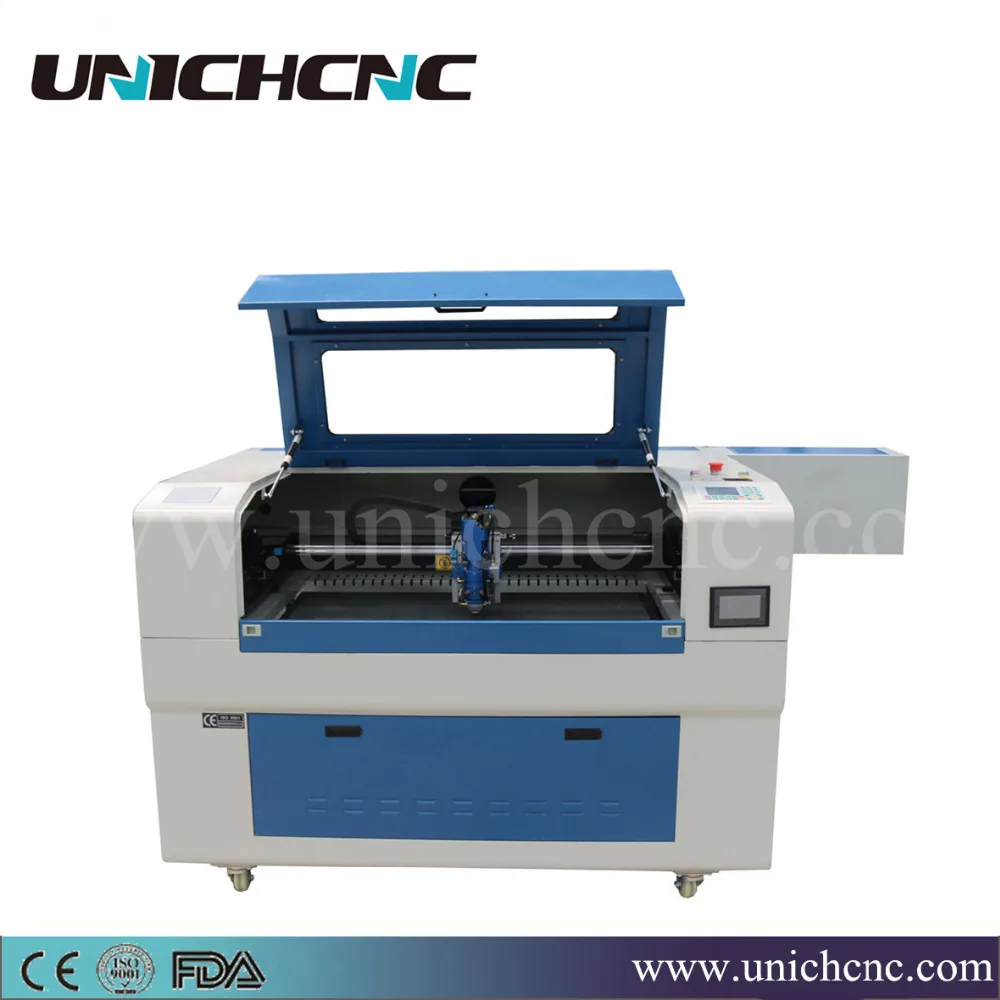 UNICHCNC small 900*600mm hybrid laser cutting machinein Wood Routers