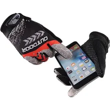 Уличные велосипедные перчатки полный палец мужские женские спортивные Нескользящие и экран-осязаемый противоударный велосипед мотоциклетные рабочие Перчатки MTB