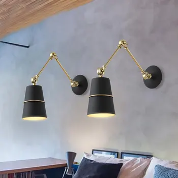 

Post - modern creative living room bedroom wall lamp Nordic study room personality wall light XUYIMING