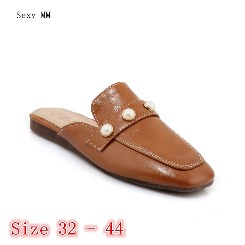 

Summer Style Women Flats Sandals Slippers Woman Flat Shoes Loafers Slip-On Shoes Sandals Small Plus Size 32 33 - 40 41 42 43 44