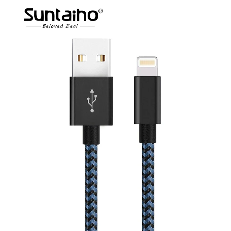 Suntaiho 5 упак. Освещение Зарядное устройство кабель для iPhone X Быстрая зарядка USB кабель для iphone 8 7 6S плюс 5 мобильный телефон кабеля