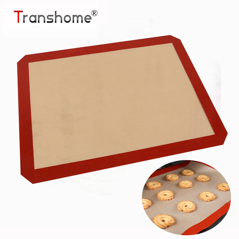 Transhome Non stick Baking Mats Silicone Mircrowave oven Baking Sheet
