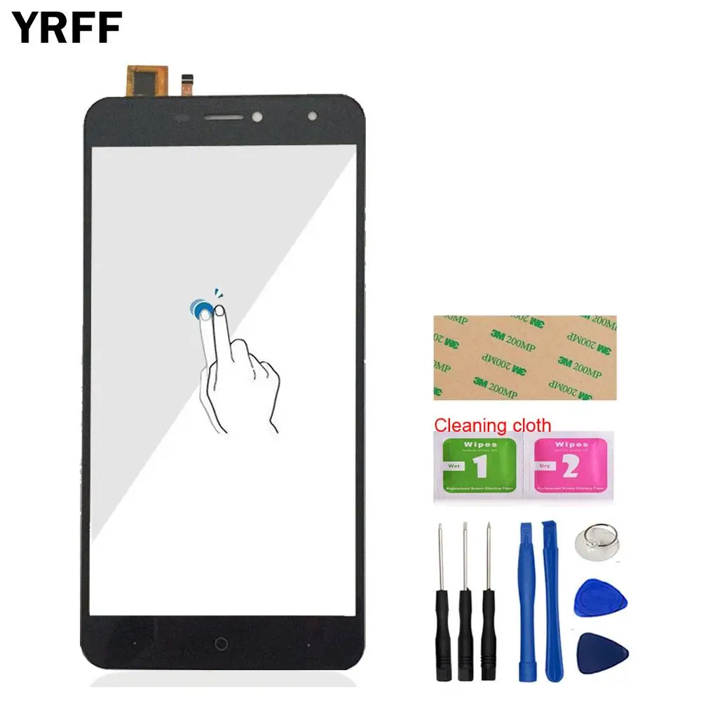 

Mobile Touch Screen Digitizer Panel For Doogee X7 / X7 Pro Touch Screen Front Outer Glass Touchscreen Touch Panel Tools 3M Glue