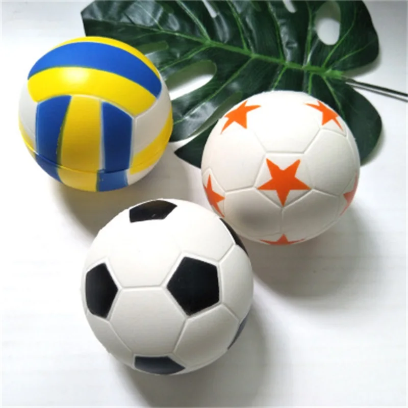 funny gadgets Football Squishy Slow Rising Cream Scented