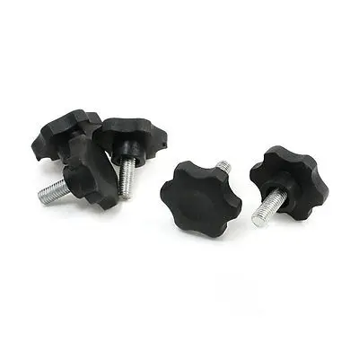 

Machine Tool Clamping Knob Replacement 8 x 20mm Thread 40mm Dia Handle 5 Pcs