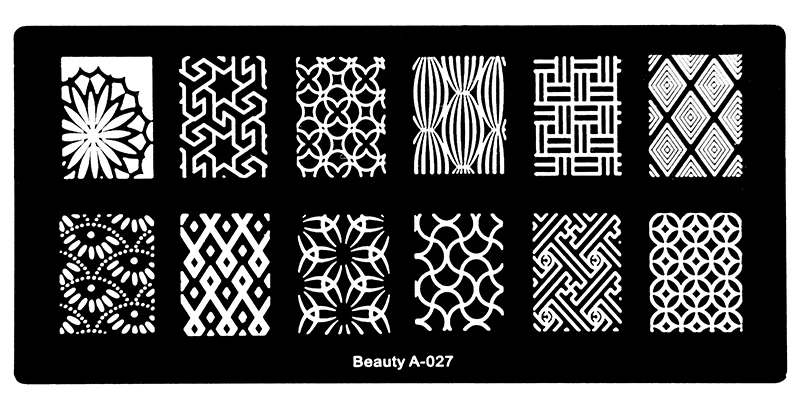 1 шт. Дизайн ногтей штамп штамповка плиты изображения 6*12 см довольно творческие цветок шаблона Маникюр трафарет Инструменты Красота a-029
