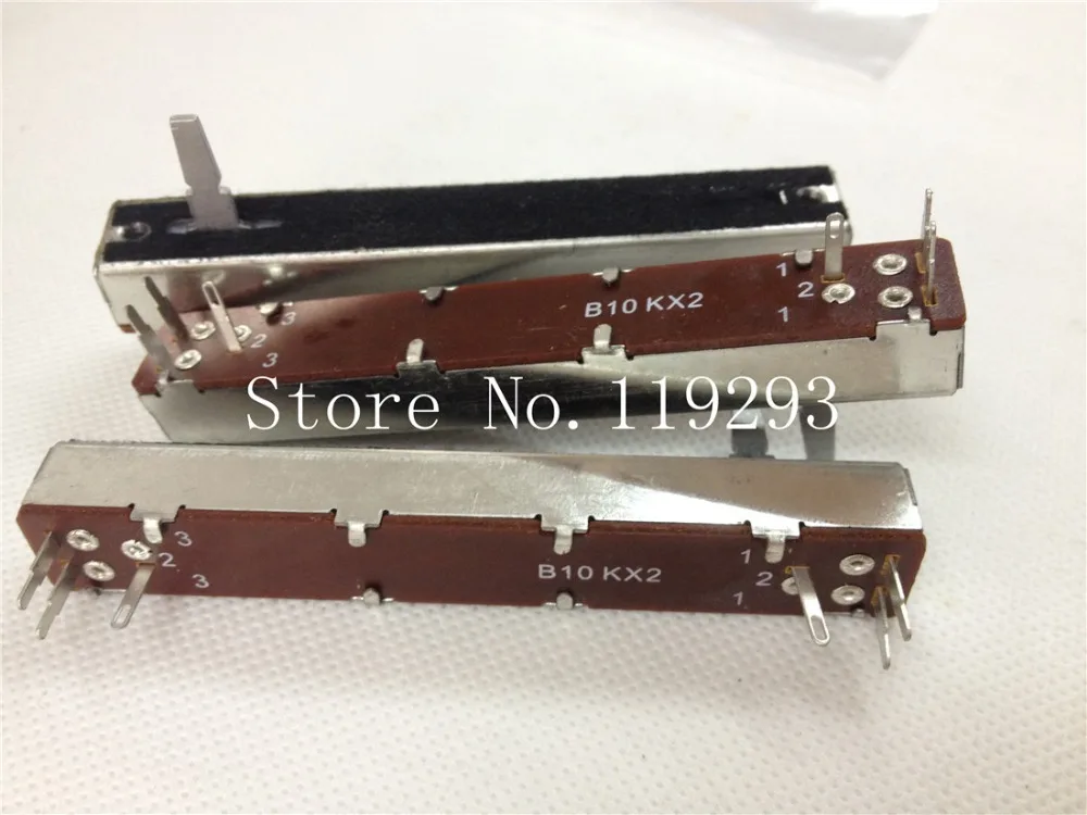 

[BELLA]SL-608G B10K Slide fader double potentiometer 88MM tuning Taipower positioner handle 15MMC--10PCS/LOT