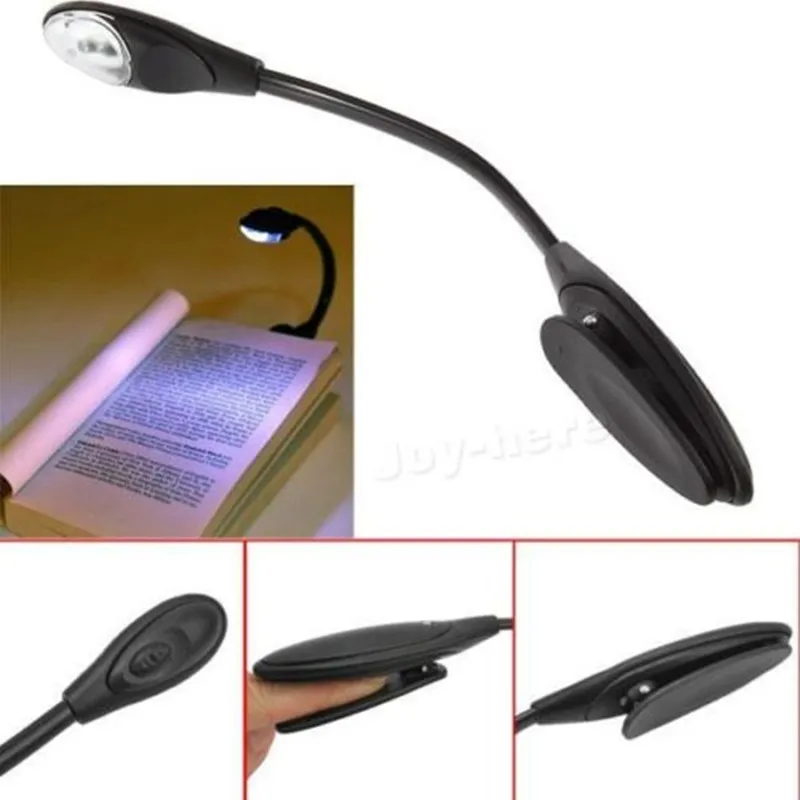 

2018 New Mini Flexible Neck Clip-on Bright Laptop LED Adjustable Book Reading Light Lamp for Kindle Touch