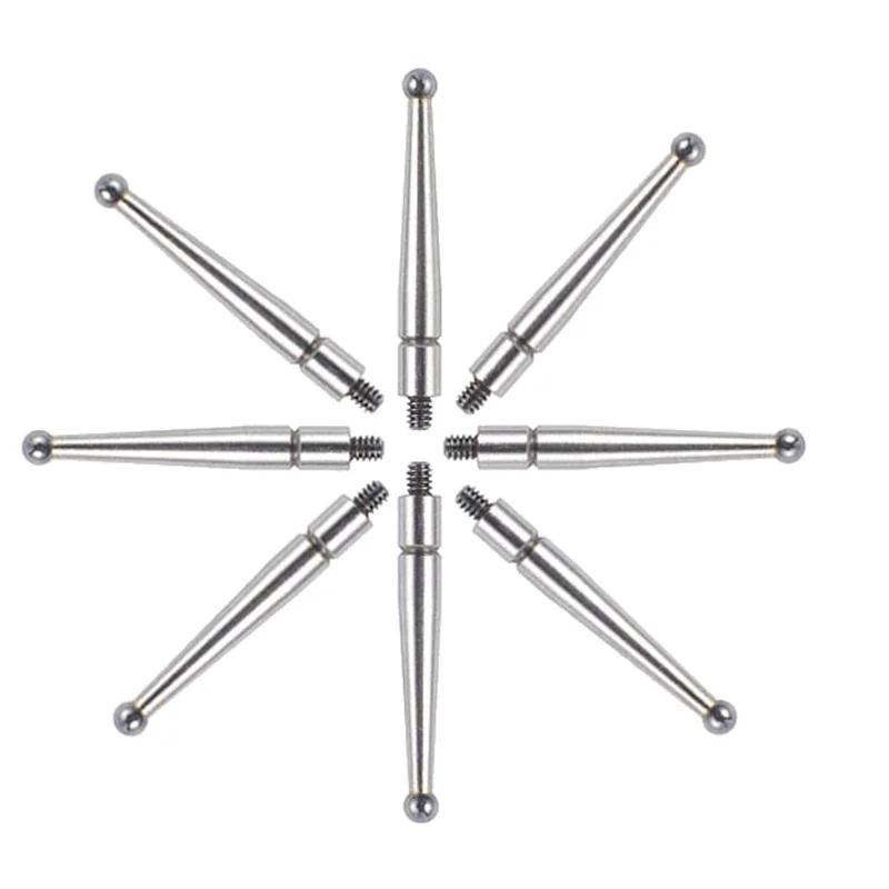 New Indicator Contact Points Dia 2mm Tungsten Carbide Contact Points For Interapid Mitutoyo Thread M1.6 Dial Test Indicator