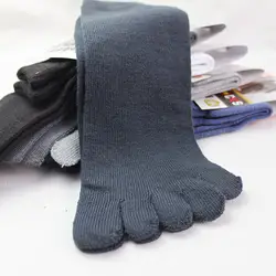 Лидер продаж, 1 пара, весенне-зимние мужские носки на пять пальцев, Вьетнамки, дышащие хлопковые носки 19ING