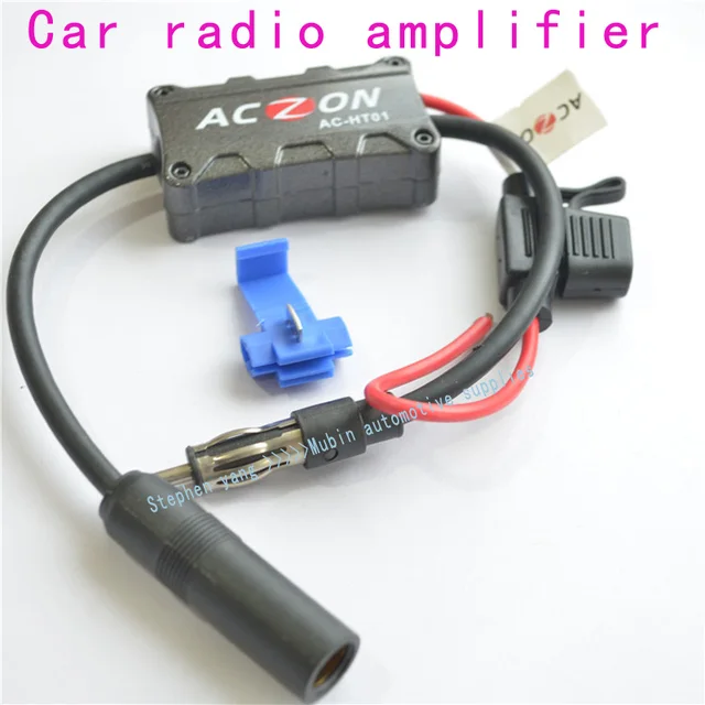 New car car radio FM antenna amplifier AM signal booster ACZON