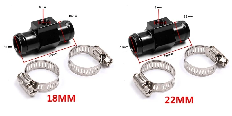 Гоночный мотоцикл круглый KOSO температура с датчиком Головкой Штекер температуры стол специальный датчик штекер температура воды адаптер 18 мм