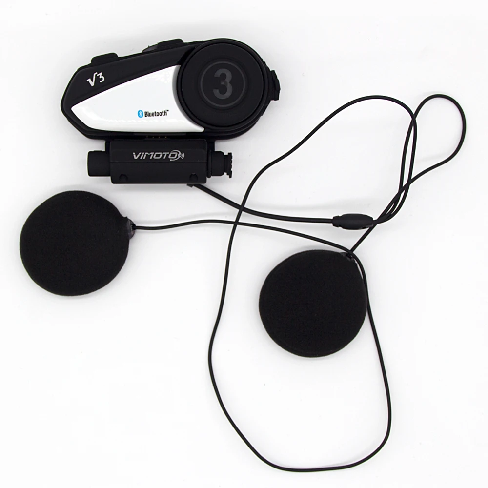 

Vimoto Brand Easy Rider V3 Multi-functional Motorbike BT Interphone Motorcycle Helmet Intercom Bluetooth Headset