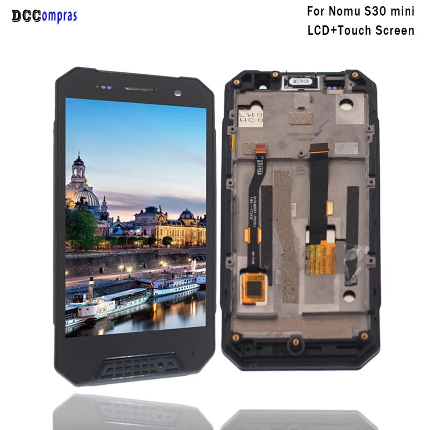 

For Nomu S30 Mini LCD Display Touch Screen Digitizer For Nomu S30 Mini With Frame Display Screen LCD Assembly Phone Parts
