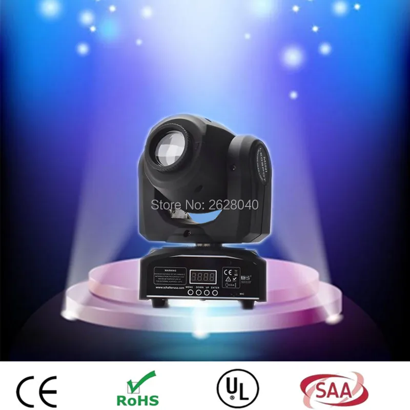 

(1 pieces/lot) LED moving head spot 30W DJ 7 gobo and 7 color LED DMX 512 control 11channels from china moving head