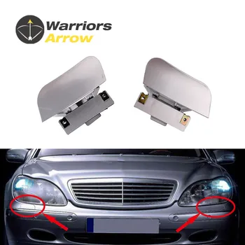 

2208800305 2208800405 For Mercedes-Benz W220 S430 S500 S600 Pair Front Bumper Headlight Washer Nozzle Cover Random Color L R