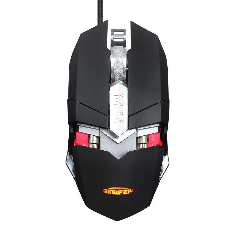

G2 Usb Wired Rgb Led Backlight Gaming Mouse One Key Switch 4000Dpi Adjustable 9 Buttons Gaming Mice