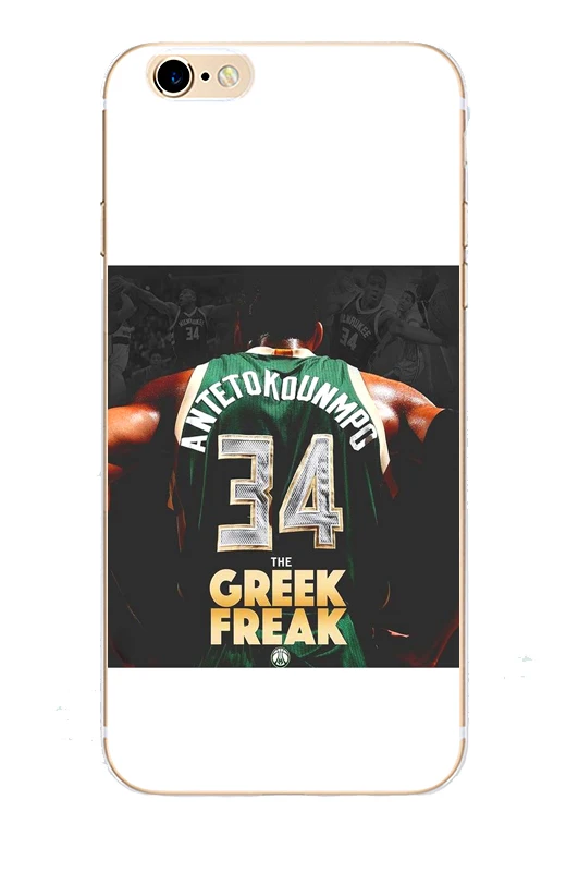 Giannis Antetokounmpo Алфавит Модный чехол для телефона, твердый прозрачный чехол для iphone 11Pro MAX 6 6s 7 8plus 5 4 X XS XR XSMax - Цвет: 551