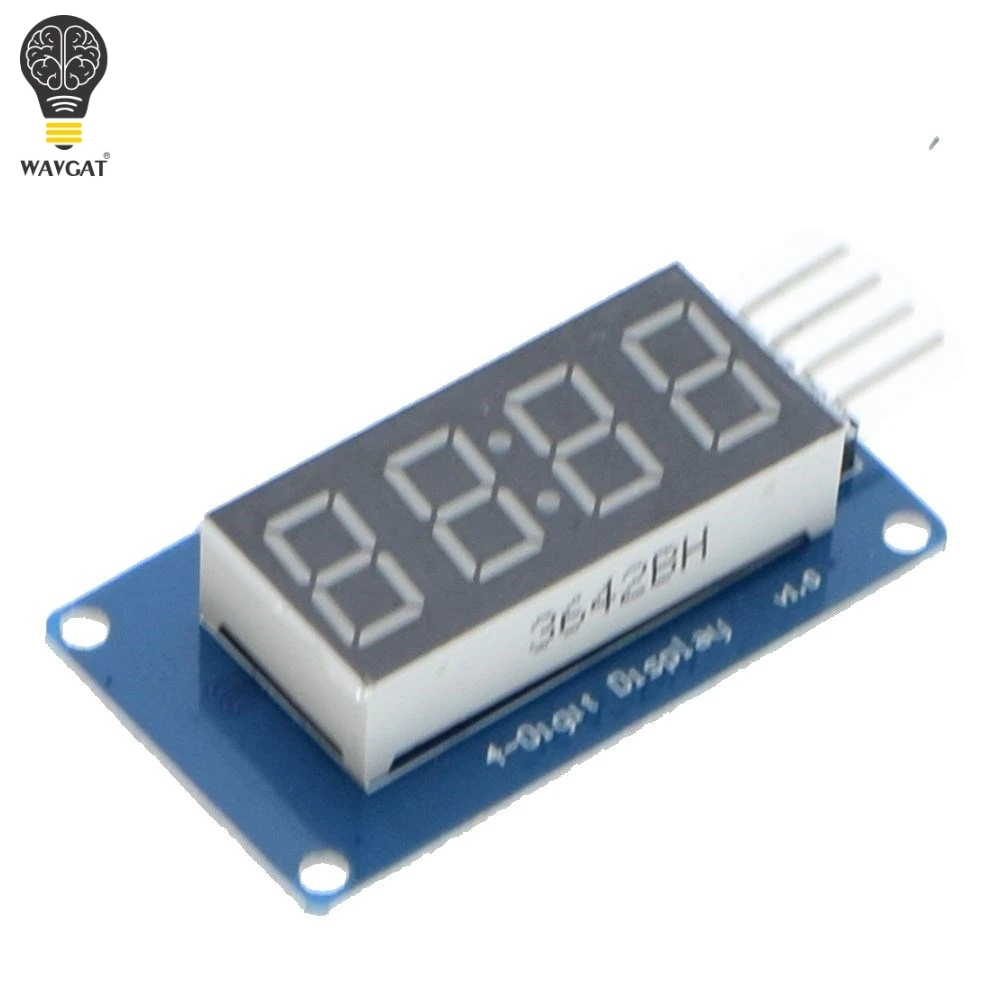 TM1637 светодиодный модуль дисплея для Arduino 7 сегментов 4 бит 0 36 дюйма часы красная