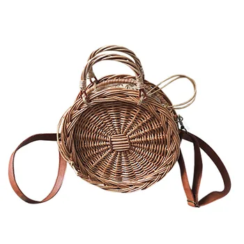 

2018 Luxury Handbags Women Bags Designer Summer Crossbody Bags For Women Famous Brand Ladies Rattan Beach Bag Wicker Straw Bag