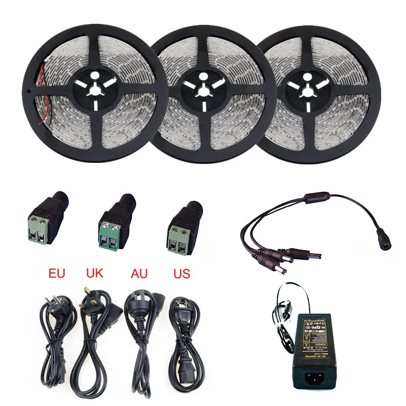 

BOLEDENGYE LED Strip light DC12V 5M 10M 15M Flexible Home Decoration Lighting SMD2835 IP20 IP65 LED Tape White/Warm White