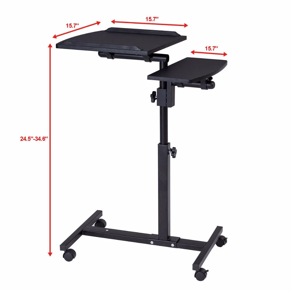 Goplus Angle and Height Adjustable Laptop Desk Rolling Notebook Sofa Bed Table Stand Modern Home Office Computer Desks HW56538 Goplus Angle and Height Adjustable Laptop Desk Rolling Notebook Sofa Bed Table Stand Modern Home Office Computer Desks HW56538