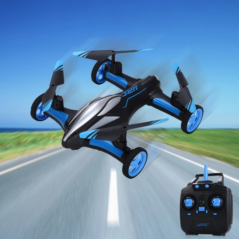 JJRC H23 2,4G 4CH 6-Axis Gyro воздух земля летающий автомобиль игрушка, Дрон на дистанционном управлении RTF RC Quadcopter с 3D флип один ключ возврат Безголовый режим