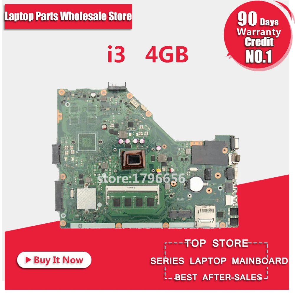 

X55C Motherboard REV3.1/3.2 i3-4GB RAM For ASUS X55C X55VD laptop Motherboard X55C Mainboard X55C Motherboard test 100% OK