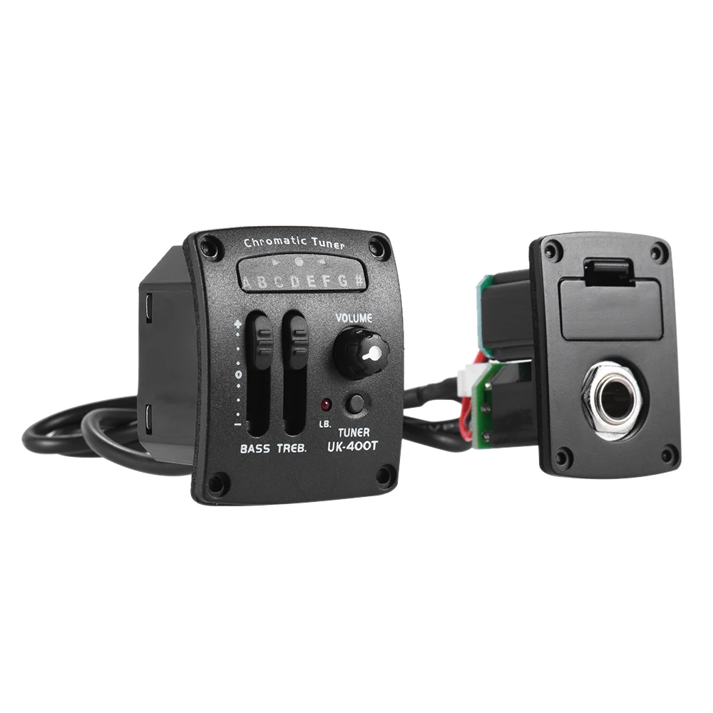 NEW Arrival!!! UK 400T Ukulele Ukelele Piezo Pickup Preamp 2 Band EQ