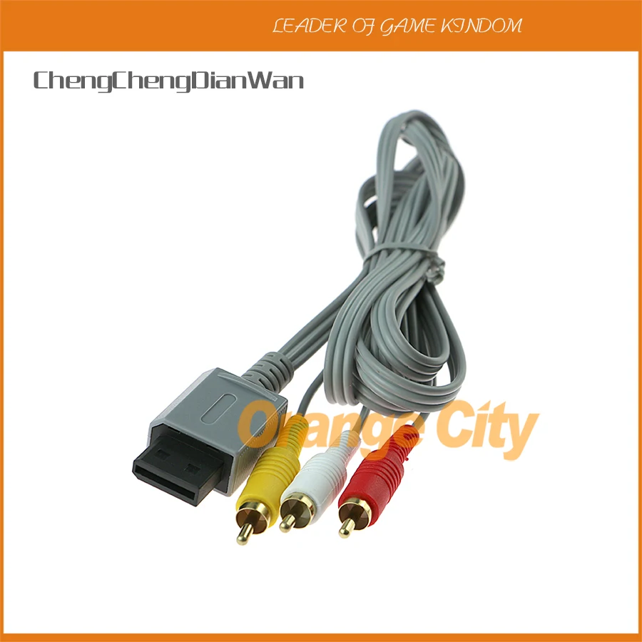 ChengChengDianWan 1 8 м Аудио Видео AV композитный 3 RCA кабель для резкого видео консоли Nintendo