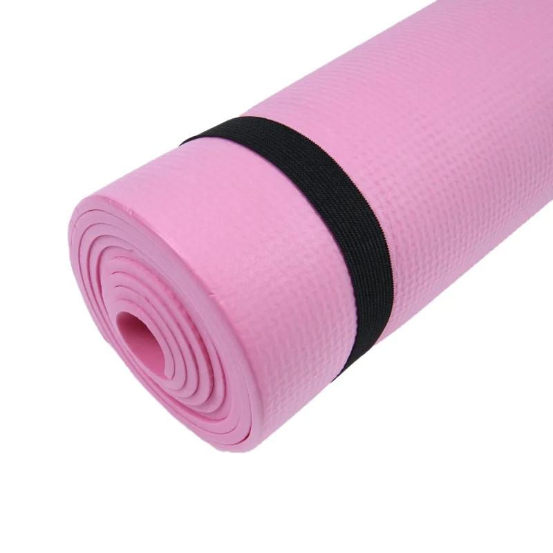 4 мм толщиной для женщин EVA фитнес комфорт Поролоновый Коврик для йоги для упражнений, йога, пилатес