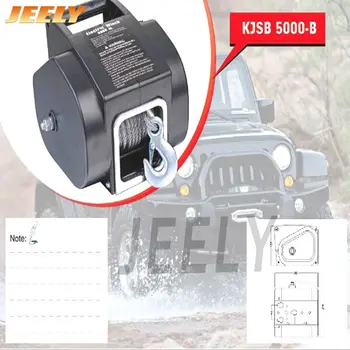 

JEELY 12V 5000lb Electric Boat Yacht winch