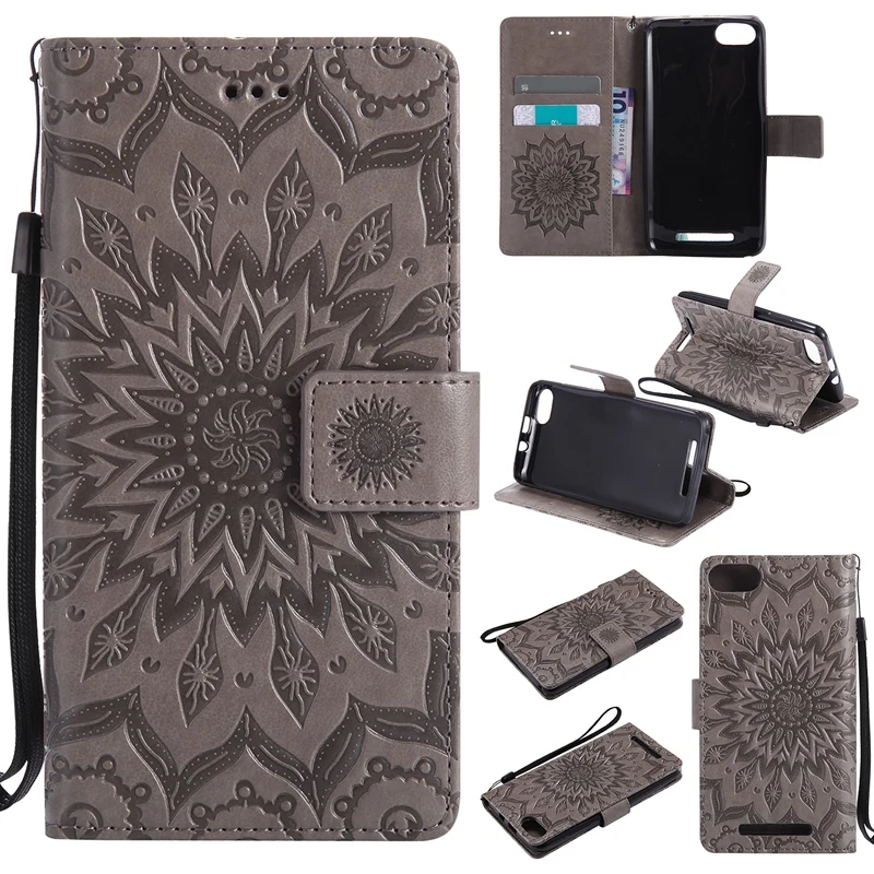 Fundas Capa Leather Case on BQ Strike BQS-5020 Wallet Flip Magnetic Stand BQS S5020 5020 | Мобильные телефоны и