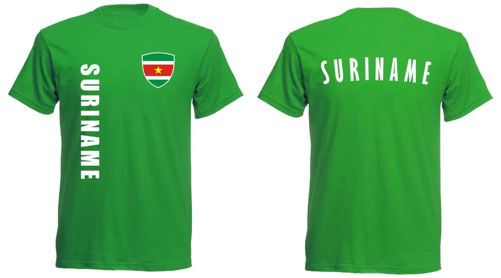 T-Shirt 2018 Fashion Men Design Free Shipping Suriname Footballer Legend Soccer Jersey Print Suit | Мужская одежда